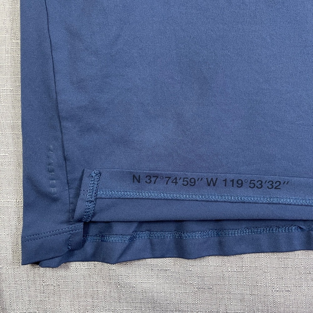 The North Face Dune Sky FlashDry Short Sleeve Polo Mens XL Blue Hiking Active - Picture 5 of 13